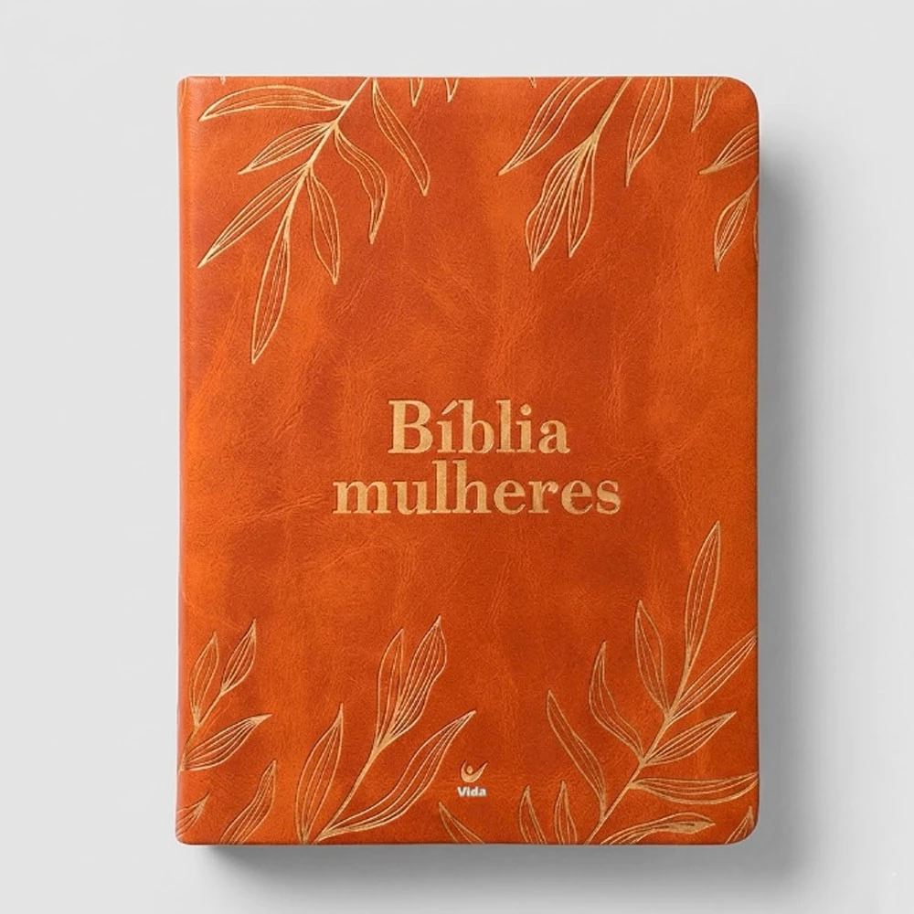 ⭐ Bíblia Mulheres NAA — Viviane Martinello · Duas Colunas Folhas Caramelo (a que a Brenda usa!)